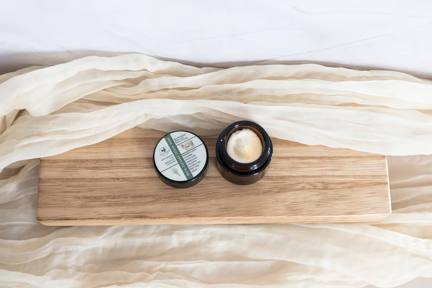 Hearth and Homestead: Handmade Whipped Tallow Balm (Unscented/Herb-Infused) - Organic Body Butter with Infused Olive Oil, for Eczema, Rosacea, Baby